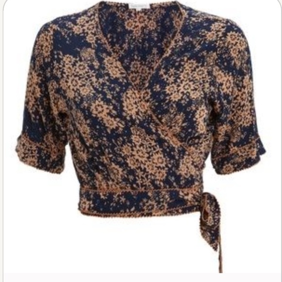 Poupette St Barth wrap top - Picture 1 of 5